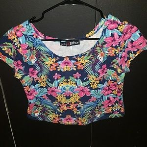 💐FLORAL💐 Crop Top